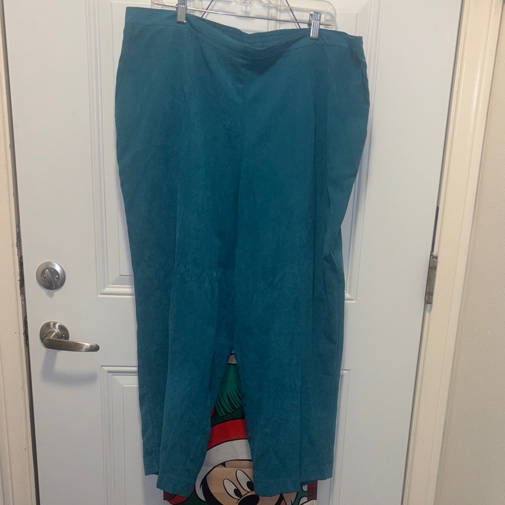Alfred Dunner women Corduroy Pants in Teal
